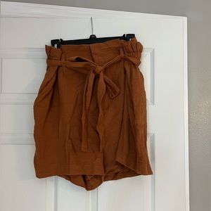 A New Day HighWasted Paper Bag Shorts